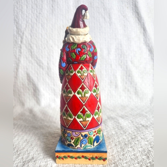Jim Shore Holiday Tradition Small Santa with Patridge Peartree Figurine - Picture 5 of 10